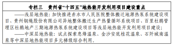 地大熱能：貴州新能源發(fā)展“十四五”規劃地熱投資超100億！